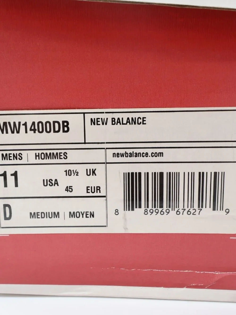 New Balance MW1400DB Men's Hiking Boots Size 11 Brown Leather Waterproof